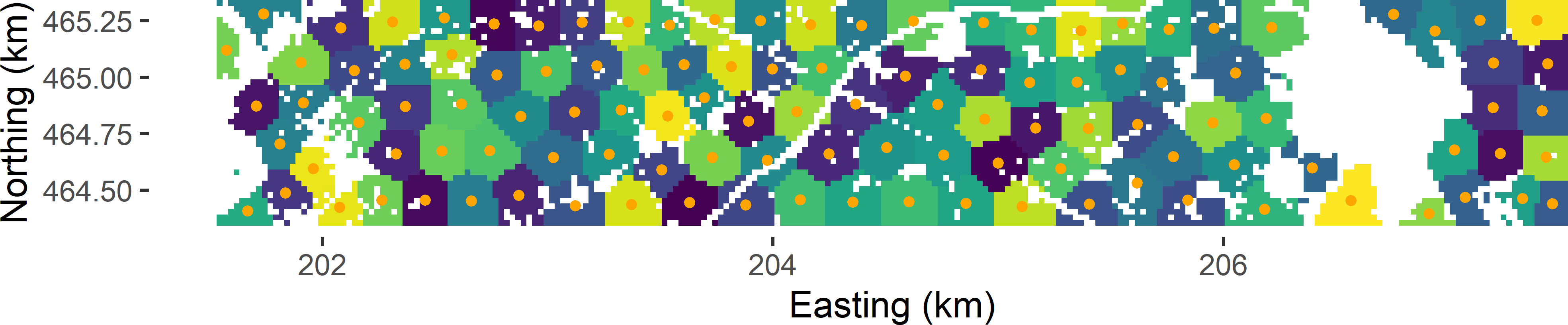 Spatial coverage sample from Voorst.